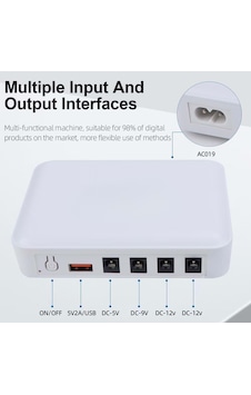 Solıdfast 8000mah 5v-usb5v-9v-12v Çıkış Mini Ups Nano Ups