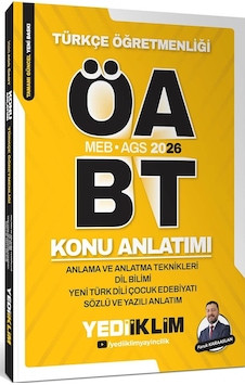 Yediiklim 2026 Meb Ags Öabt Türkçe Öğretmenliği Anlama Ve Anlatma Teknikleri Dil Bilimi Yeni Türk Dili Çocuk Edebiyatı Sözlü Ve Yazılı Anlatım Konu Anlatımı Yediiklim 2026 Meb Ags Öabt Türkçe Öğretmenliği Anlama Ve Anlatma Teknikleri Dil Bilimi Yeni Türk Dili Çocuk Edebiyatı Sözlü Ve Yazılı Anlatım Konu Anlatımı