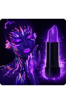 Uv Neon Mor Ruj Karanlıkta Parlayan Makyaj Boyası 1174766 Uv Neon Mor Ruj Karanlıkta Parlayan Makyaj Boyası 1174766