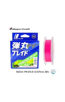 Major Craft Dangan Braid Lgs 4x İp Misina Pe 0.4 0.07mm 8lb/3.2kg 150mt Pembe Standart Major Craft Dangan Braid Lgs 4x İp Misina Pe 0.4 0.07mm 8lb/3.2kg 150mt Pembe Standart