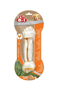 8in1 Delights Bones L Tavuklu Burgu Kemik 100 G 8in1 Delights Bones L Tavuklu Burgu Kemik 100 G