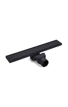 Sukar Line/4e 40cm Plaın Izgaralı Duş Kanalı Siyah Sukar Line/4e 40cm Plaın Izgaralı Duş Kanalı Siyah