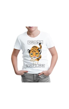 Lord Tshirt Yavru Kaplan Beyaz Çocuk Tshirt Lord Tshirt Yavru Kaplan Beyaz Çocuk Tshirt