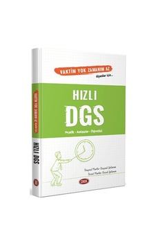 Vaktim Yok Zamanım Az Diyenler İçin Hızlı Dgs Data Yayınları Vaktim Yok Zamanım Az Diyenler İçin Hızlı Dgs Data Yayınları
