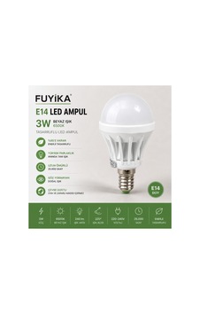 Fuyika E14 Led Ampul 3w Beyaz Işık Tasarruflu Ampul Tekli