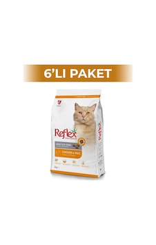 Reflex Tavuklu Ve Pirinçli Yetişkin Kedi Maması 2 Kg 6 Adet
