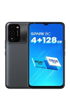 Tecno Spark 8C 128 GB Siyah (Outlet&Teşhir)