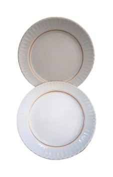 Kütahya 25 Cm Yaldızlı Sevis Tabağı 6lı