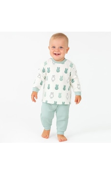 Sebi Bebe Sebi Prime Tavşanlı Pijama Takımı 9301 Yeşil Sebi Bebe Sebi Prime Tavşanlı Pijama Takımı 9301 Yeşil