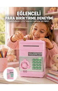 Ers- Elektronik Şifreli Otomatik Para Yutan Çocuk Kumbarası