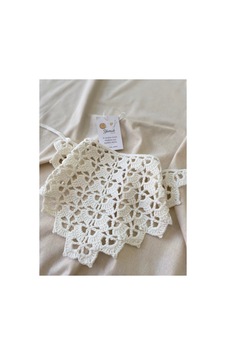 Krem Renk Bandana El Örgüsü Bandana Saç Aksesuarı Krem Krem Krem Renk Bandana El Örgüsü Bandana Saç Aksesuarı Krem Krem