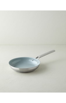 Hecha Çelik + Cerawell Tava 24x4,5 Cm Silver Gümüş