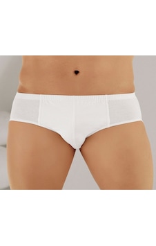 Şahinler Erkek Beyaz 6'lı Paket %100 Pamuk Külot Me009-sh White