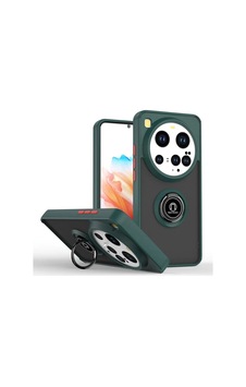 Jenerik Xiaomi Mi 15 Ultra Kılıf Montreal Yüzüklü Silikon Kapak - Yeşil Jenerik Xiaomi Mi 15 Ultra Kılıf Montreal Yüzüklü Silikon Kapak - Yeşil