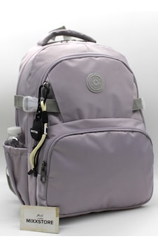 Çok Bölmeli Lüks Unisex Saten Suya Dayanıklı Kumaş Ortaokul Lise Okul Ve Sırt Çantası / 3460 Eflatun Çok Bölmeli Lüks Unisex Saten Suya Dayanıklı Kumaş Ortaokul Lise Okul Ve Sırt Çantası / 3460 Eflatun