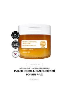 Nemlendirici Pantenol Tonikli Ped Truly Panthenol Toner Pad 60 Adet Nemlendirici Pantenol Tonikli Ped Truly Panthenol Toner Pad 60 Adet