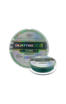 Albastar Quattro 4x 0.32 Mm 150m 4 Örgü İp Misina Yeşil 27.0 Kg Çeker Albastar Quattro 4x 0.32 Mm 150m 4 Örgü İp Misina Yeşil 27.0 Kg Çeker