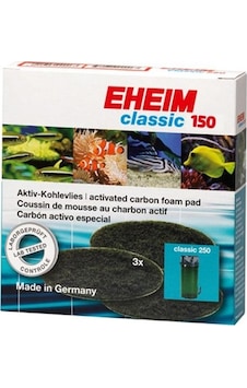 Eheim 2211 Classic 150 Karbonlu Yedek Sünger 3 Adet Eheim 2211 Classic 150 Karbonlu Yedek Sünger 3 Adet