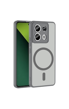 Maks Technology Redmi Note 13 Pro 5g Kılıf M-safe Şarj Özellikli Mkst Babet Kapak - Gri Maks Technology Redmi Note 13 Pro 5g Kılıf M-safe Şarj Özellikli Mkst Babet Kapak - Gri