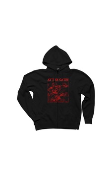 At The Gates To Drink From The Night Itself Siyah Fermuarlı Kapşonlu Sweatshirt At The Gates To Drink From The Night Itself Siyah Fermuarlı Kapşonlu Sweatshirt