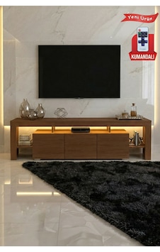 Kale Ledli Tv Ünitesi 200 Cm Ceviz Kale Ledli Tv Ünitesi 200 Cm Ceviz