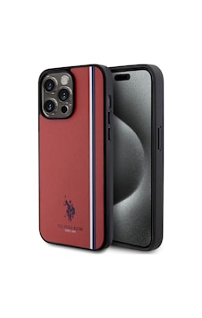 Apple iPhone Uyumlu 15 Pro Max Kılıf U.s. Polo Assn. Lisanslı Üç Renk Şerit Tasarımlı Baskı Logolu Kırmızı Apple iPhone Uyumlu 15 Pro Max Kılıf U.s. Polo Assn. Lisanslı Üç Renk Şerit Tasarımlı Baskı Logolu Kırmızı