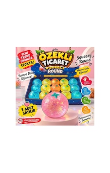Squeezy Round Işıltılı Meyve Topu Tok Dokulu, Parlak Ve Eğlenceli Duyu Oyuncağı Serttir Çok Renkli Squeezy Round Işıltılı Meyve Topu Tok Dokulu, Parlak Ve Eğlenceli Duyu Oyuncağı Serttir Çok Renkli