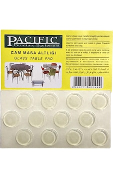 Pacific Cam Masa Altlığı Cam Tutucu Silikon Çap 18 Mm Şeffaf Pacific Cam Masa Altlığı Cam Tutucu Silikon Çap 18 Mm Şeffaf