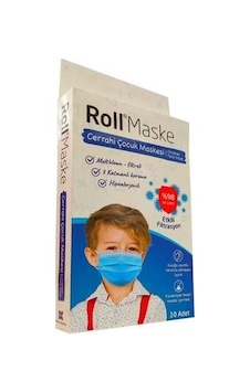 ROLL MASKE ÇOCUK ERKEK 10LU ROLL MASKE ÇOCUK ERKEK 10LU