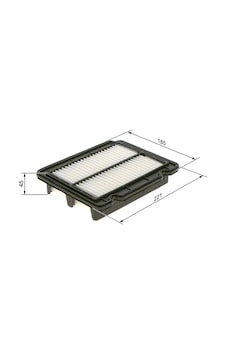 Bosch 09864b0045 Hava Filtresi 42386928 96536696 96536697 Bosch 09864b0045 Hava Filtresi 42386928 96536696 96536697