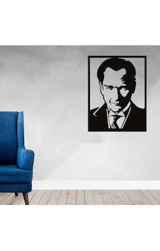 Balp Lazer Kesim MDF Tablo ATATÜRK Figürlü Dekoratif Otantik Tabl
