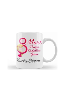 8 Mart Dünya Kadınlar Günü 002 Kupa Bardak Porselen Karışık 8 Mart Dünya Kadınlar Günü 002 Kupa Bardak Porselen Karışık