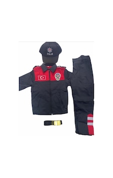 Bikatex Çocuk Yunus Polis Takımı Siyah - 504424379 Siyah