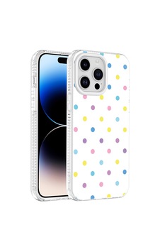 Apple İphone 14 Pro Max Kılıf Airbag Tasarımlı Zore Potik Sert Pc Kapak Beyaz Apple İphone 14 Pro Max Kılıf Airbag Tasarımlı Zore Potik Sert Pc Kapak Beyaz