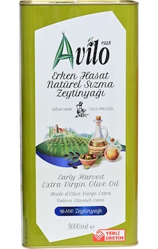 Avilo Erken Hasat Filtresiz Soğuk Sıkım Natürel Sızma Zeytinyağı 5 L Avilo Erken Hasat Filtresiz Soğuk Sıkım Natürel Sızma Zeytinyağı 5 L