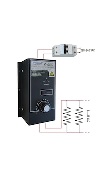 5....35 Vac 6000 W / Ayarlı Elektronik Rezistans Transformatörü