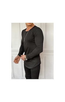 Modefendi Erkek Siyah Pamuk Basic T-shirt Modefendi Erkek Siyah Pamuk Basic T-shirt