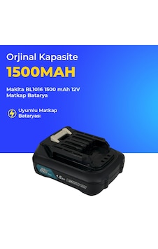 Makita Bl1016 1500 Mah 12v Matkap Batarya