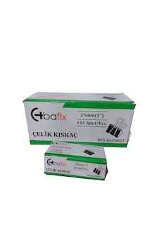 Bafix Kıskaç Klips Çelik 25 Mm 12 Li Bafix Kıskaç Klips Çelik 25 Mm 12 Li
