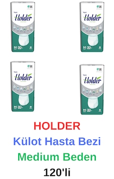 Holder - Külot Hasta Bezi Medium Beden 120'li M Holder - Külot Hasta Bezi Medium Beden 120'li M