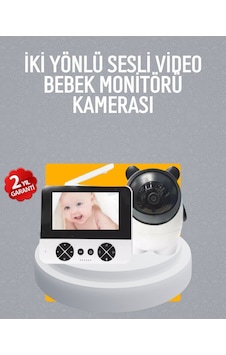 Görüntülü Bebek Monitörü 4.3 İnç Ekran Ve Sesli İletişim Siyah Görüntülü Bebek Monitörü 4.3 İnç Ekran Ve Sesli İletişim Siyah