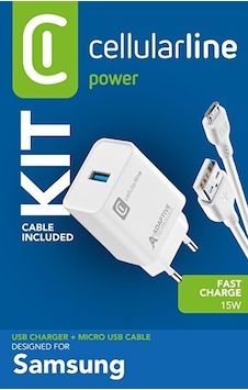 Cellular Line Beyaz Micro Usb Seyahat Şarjı 15w Kablo+adaptör Cellular Line Beyaz Micro Usb Seyahat Şarjı 15w Kablo+adaptör