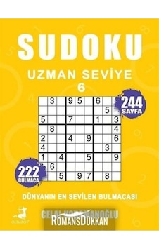Sudoku Uzman Seviye 6 - Celal Kodamanoğlu - Olimpos Yayınları