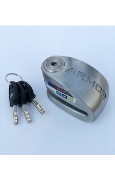Armor 14 Mm Alarmlı Motosiklet Disk Kilidi 614Mva