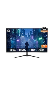 Gamebooster 27 Gb-27m1f200cfmr Va Adaptıve Sync Curved 3000r 0,5ms 200hz Hdmı+dp+dc+usb+audıo Fhd Gamıng Monıtör Gamebooster 27 Gb-27m1f200cfmr Va Adaptıve Sync Curved 3000r 0,5ms 200hz Hdmı+dp+dc+usb+audıo Fhd Gamıng Monıtör