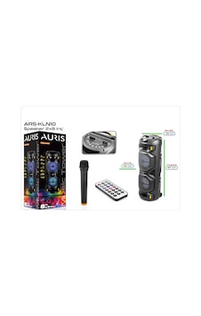 Auris ARS-KLN10 2x8" Bluetooth USB/SD Kule Tipi Hoparlör Auris ARS-KLN10 2x8" Bluetooth USB/SD Kule Tipi Hoparlör