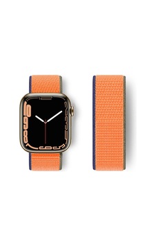 Apple Watch 42mm Hasırlı Cırtcırtlı Kordon Saat Değildir - Turuncu Apple Watch 42mm Hasırlı Cırtcırtlı Kordon Saat Değildir - Turuncu