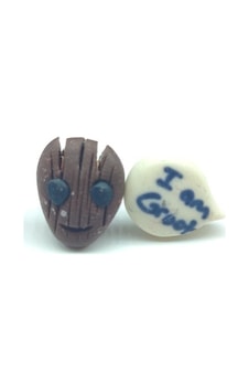 Tedz Collection Groot Pin Küpe Çok Renkli Tedz Collection Groot Pin Küpe Çok Renkli