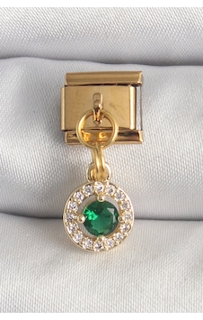 316l Çelik Gold Renk Sallantı Yeşil Zirkon Taşlı Nomination Tdrtr 316l Çelik Gold Renk Sallantı Yeşil Zirkon Taşlı Nomination Tdrtr