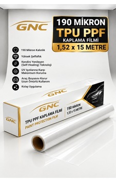 Gnc 190 Mikron Tpu Ppf Kaplama Filmi 1,52 X 15 Metre